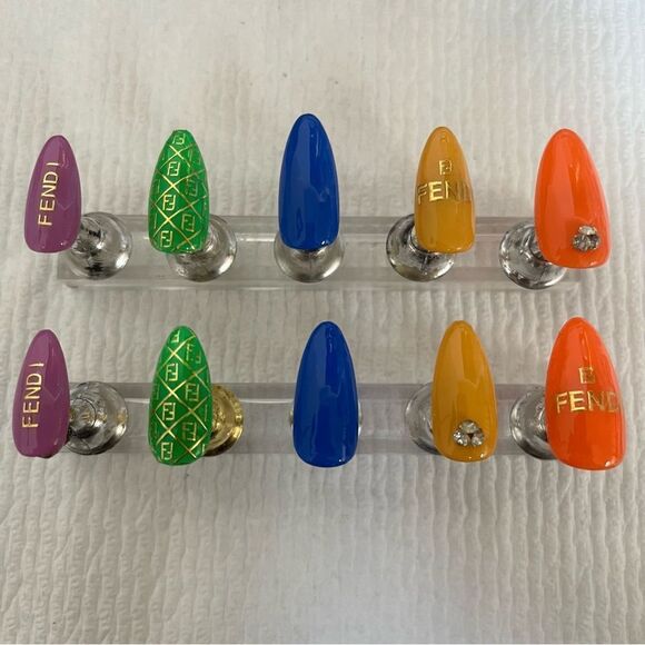 Color Theory gel pressons - Picture 2 of 11